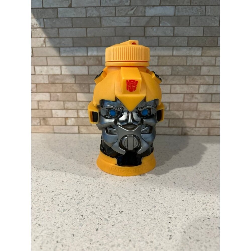2012 Hasbro Universal‎ Studios Transformers Bumblebee Drink Water Bottle